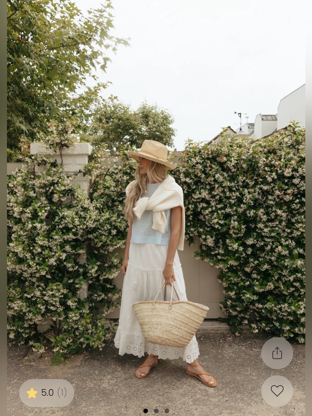 CJLA Sarah Eyelet Skirt